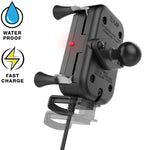 RAM Mount Tough-Charge 15W Waterproof Wireless Charging Holder w/Charger [RAM-HOL-UN12WB-V7M-1]
