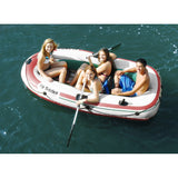 Solstice Watersports Voyager 4-Person Inflatable Boat Kit w/Oars  Pump [30401]