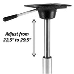 Wise Threaded Power Rise Stand-Up Pedestal [8WD3002]
