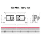 RIGID Industries Radiance + 20" Light Bar - RGBW [220053]