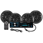 Boss Audio MCBK634B.64 Kit w/MR634UAB, 4 MR6B Speakers,  MRANT10 Antenna [MCBK634B.64]