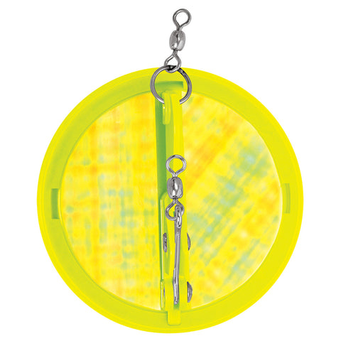 Luhr-Jensen 4-1/8" Dipsy Diver - Chartreuse/Silver Bottom Moon Jelly [5560-001-2509]