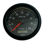 VDO Cockpit International Gen II 4K RPM Tachometer w/Hourmeter [333-93500]