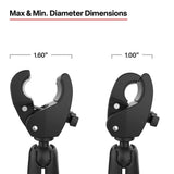 RAM Mount RAM Trolling Motor Stabilizer w/Tough-Claw 1 - 1.6 Clamp Bases [RAP-404-404U]