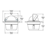 Ritchie F-50W Explorer Compass - Flush Mount - White [F-50W]