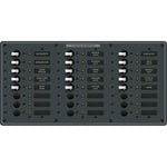 Blue Sea 8264 Traditional Metal DC Panel - 24 Positions [8264]