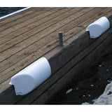 Dock Edge Dolphin Dockside Bumper 7" x 16" Straight - White [DE1060WF]