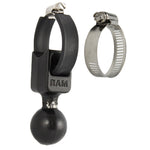 RAM Mount 1.5" Ball Base w/ Strap 0.5" - 2" Diameter [RAM-108B]