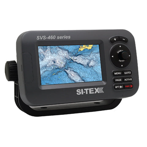 SI-TEX SVS-460C Chartplotter - 4.3" Color Screen w/Internal GPS and Navionics+ Flexible Coverage [SVS-460C]