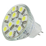 Lunasea MR11 10 LED Light Bulb - Cool White [LLB-11TD-61-00]