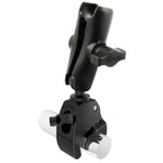 RAM Mount 1" Ball Standard Length Double Socket Arm w/Medium Tough-Claw Base [RAP-B-404-201U]