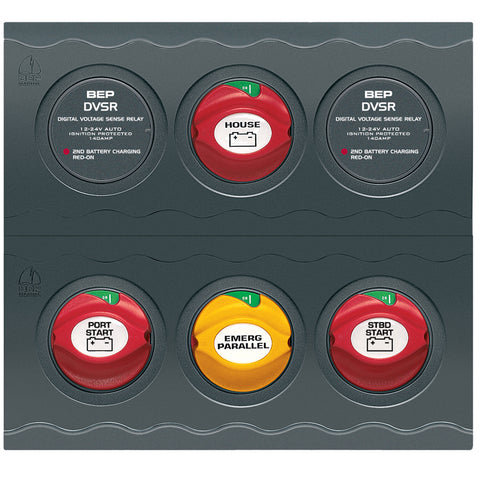 BEP Battery Management Contour Connect Panel f/Twin Engines w/VSR's [CC-803N]