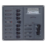 BEP AC Circuit Breaker Panel w/Analog Meters, 8SP 2DP AC120V Stainless Steel Vertical [900-AC2H-AM-110]
