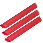 Ancor Adhesive Lined Heat Shrink Tubing (ALT) - 3/8" x 3" - 3-Pack - Red [304603]