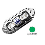 Shadow-Caster SCM-4 LED Underwater Light w/20' Cable - 316 SS Housing - Aqua Green [SCM-4-AG-20]
