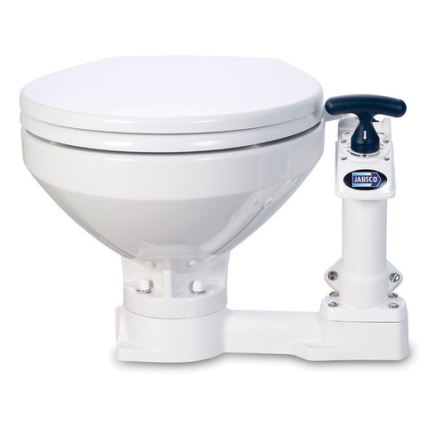 Jabsco Manual Marine Toilet - Regular Bowl w/Soft Close Lid [29120-5100]