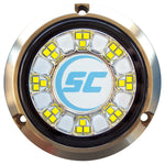 Shadow-Caster SCR-24 Bronze Underwater Light - 24 LEDs - Bimini Blue/Great White [SCR-24-BW-BZ-10]