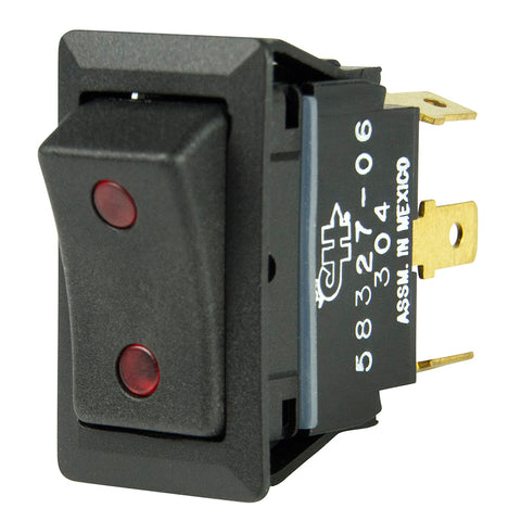 BEP SPDT Rocker Switch - 2-LEDs - 12V/24V - ON/OFF/ON [1001715]