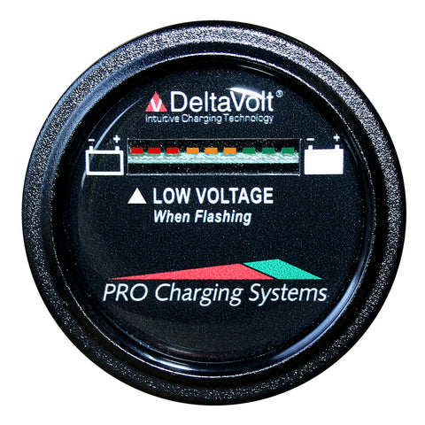 Dual Pro Battery Fuel Gauge - DeltaView Link Compatible - 24V System (2-12V Batteries, 4-6V Batteries) [BFGWOV24V]