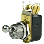 BEP SPST Chrome Plated Toggle Switch - 3/8" Ball Handle - OFF/ON [1002022]