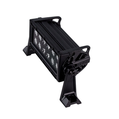 HEISE Dual Row Blackout LED Light Bar - 8" [HE-BDR8]