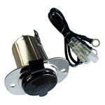 Marinco Stainless Steel 12V Receptacle w/Cap [20036]
