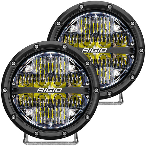 RIGID Industries 360-Series 6" LED Off-Road Fog Light Drive Beam w/White Backlight - Black Housing [36204]