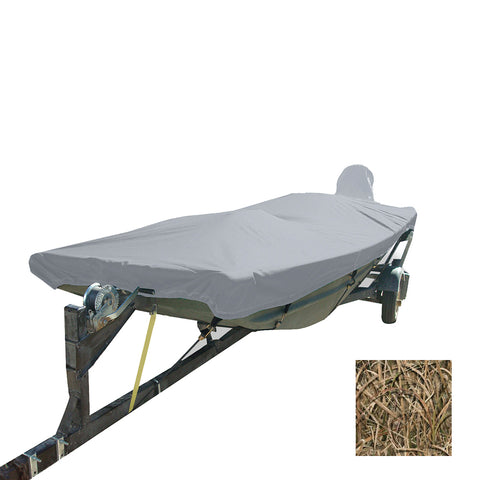 Carver Performance Poly-Guard Styled-to-Fit Boat Cover f/16.5 Open Jon Boats - Shadow Grass [74203C-SG]