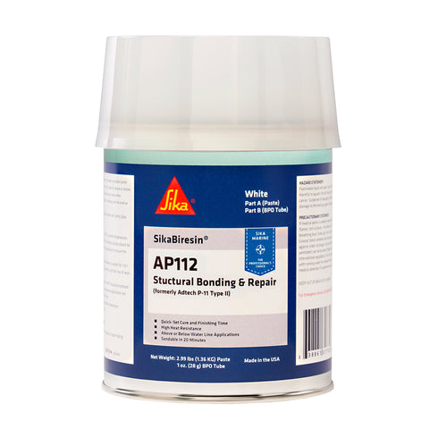 Sika SikaBiresin AP112 + BPO Cream Hardener - White - Quart [611395]
