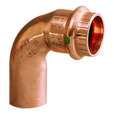 Viega Propress 1/2" - 90 Copper Elbow - Street/Press Connection - Smart Connect Technology [77347]