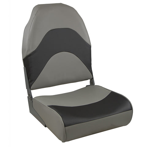 Springfield Premium Wave Folding Seat - Grey w/Meteor Stripe [1062034]