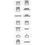 BEP Battery Switch Label Sheet [713]