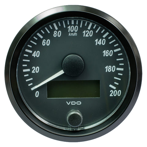 VDO SingleViu 80mm (3-1/8") Speedometer - 200 KM/H [A2C3832940030]