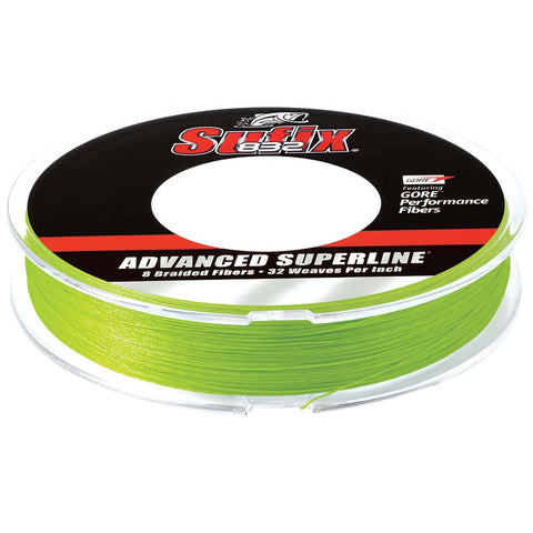 Sufix 832 Advanced Superline Braid - 6lb - Neon Lime - 150 yds [660-006L]