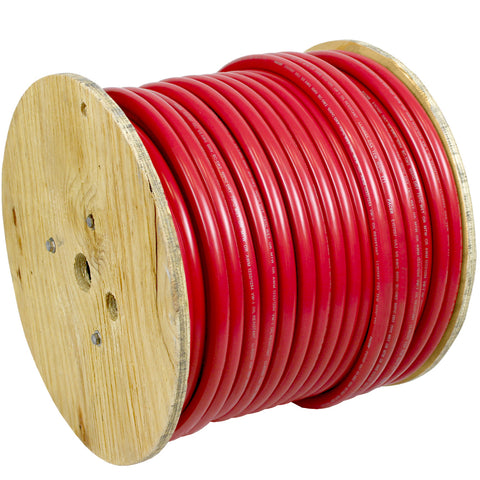 Pacer Red 2/0 AWG Battery Cable - 250 [WUL2/0RD-250]