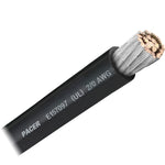 Pacer Black 2/0 AWG Battery Cable - Sold By The Foot [WUL2/0BK-FT]