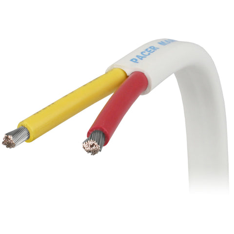 Pacer 16/2 AWG Safety Duplex Cable - Red/Yellow - 100 [W16/2RYW-100]