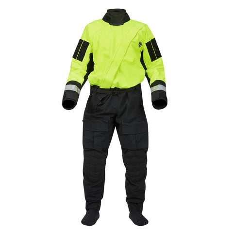 Mustang Sentinel Series Water Rescue Dry Suit - Fluorescent Yellow Green-Black - XL Regular [MSD62403-251-XLR-101]
