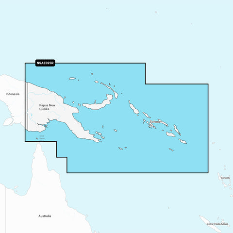 Garmin Navionics+ NSAE025R - Papua New Guinea  Solomon Islands - Marine Chart [010-C1223-20]