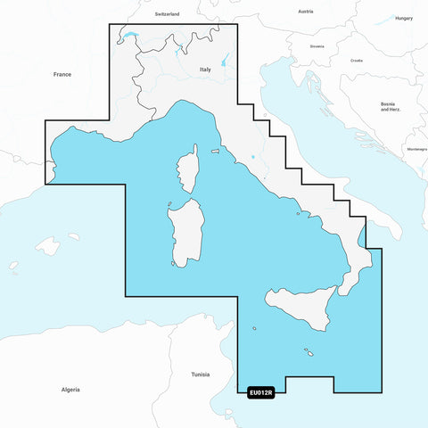 Garmin Navionics+ NSEU012R - Mediterranean Sea, Central West - Marine Chart [010-C1238-20]