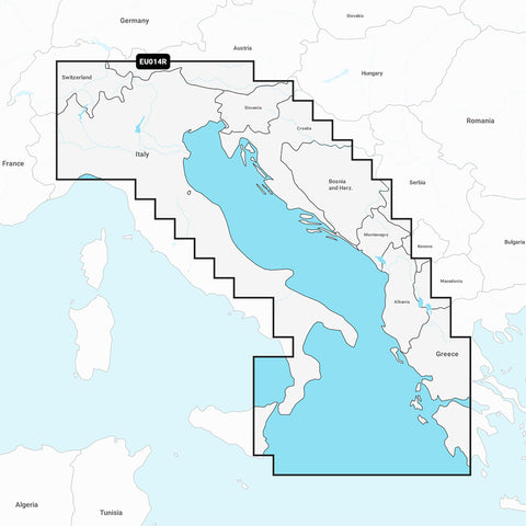 Garmin Navionics+ NSEU014R - Italy, Adriatic Sea - Marine Chart [010-C1239-20]