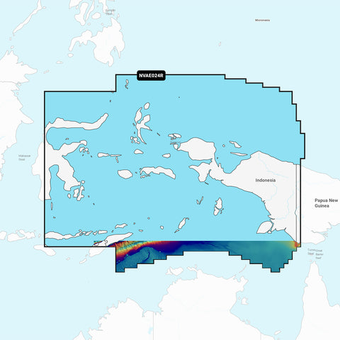 Garmin Navionics Vision+ NVAE024R - Central West Papua  East Sulawesi - Marine Chart [010-C1222-00]