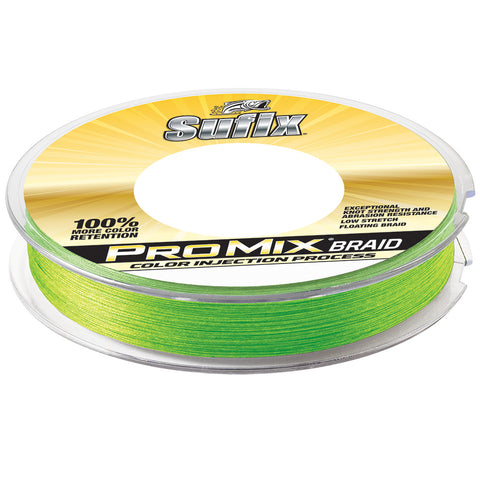 Sufix ProMix Braid - 50lb - Neon Lime - 300 yds [630-150L]