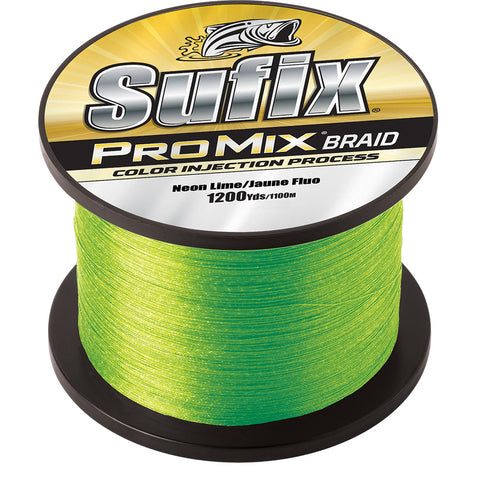 Sufix ProMix Braid - 40lb - Neon Lime - 1200 yds [630-340L]