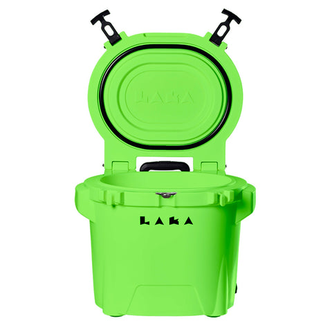 LAKA Coolers 30 Qt Cooler w/Telescoping Handle  Wheels - Lime Green [1083]