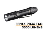 Fenix PD36 TAC Tactical Flashlight - 3000 Lumens