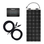 12V 30A Dual Battery Charging 100W Solar Flex Bundle