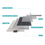 100 Watt 12 Volt Monocrystalline Solar Panel (Compact Design)