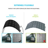 100 Watt 12 Volt Flexible Monocrystalline Solar Panel