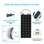 100 Watt 12 Volt Flexible Monocrystalline Solar Panel